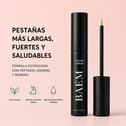 BAEM Serum Crecimiento Pestañas Y Cejas Multipeptido